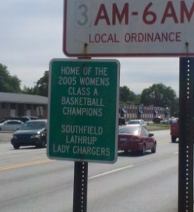 Southfield – Michigan – Home of the Home of Signs
