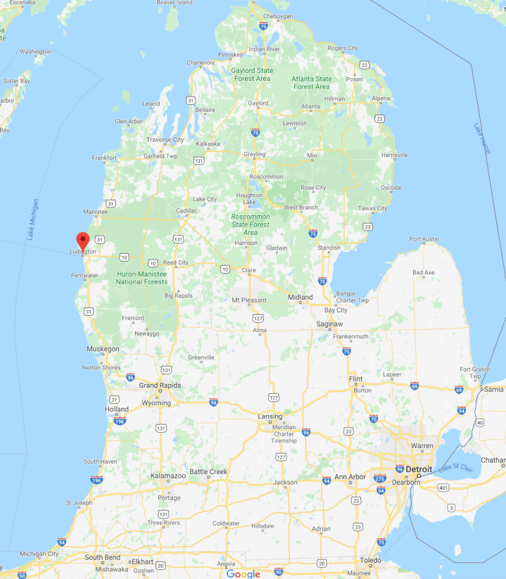 Ludington Map Ludington Map